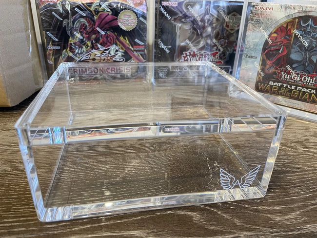 ARK-10Y Yugioh Booster Box Acrylic Storage Display Case WoTC/Modern Ultra Clear Main Image