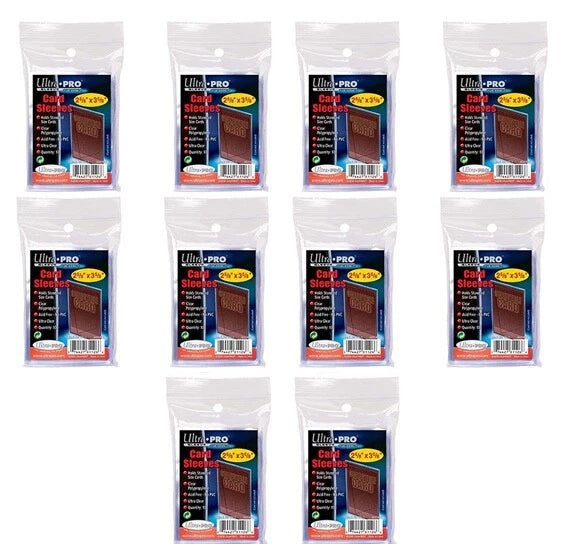 50 x 100 ct Ultra Pro Card Protector Sleeves Penny Plastic Clear MTG Pokemon etc Hover Image